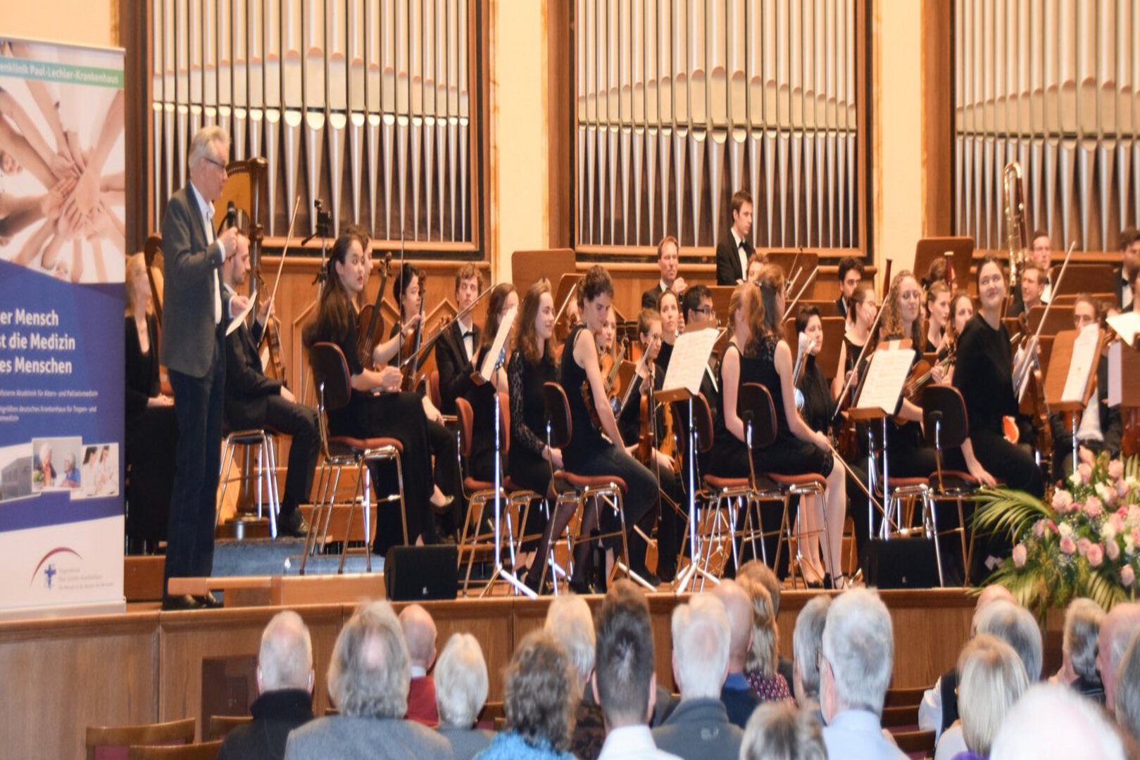 Benefizkonzert in der Neuen Aula der Eberhard Karls Universität Tübingen.
